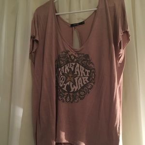 Size Small Obey shirt with open back